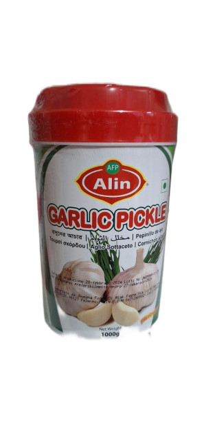 ALIN GARLIC PICKLE PLASTIC JAR 1KG*6PCS